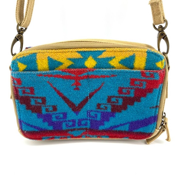 Pendleton Aztec Wool Canvas Crossbody - Picture 3 of 13